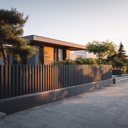 Petr010564 A Wide Angle Architectural Shot Of A Modern Fence 5a83361c 20df 4bd2 Aaea 318c18329680 3